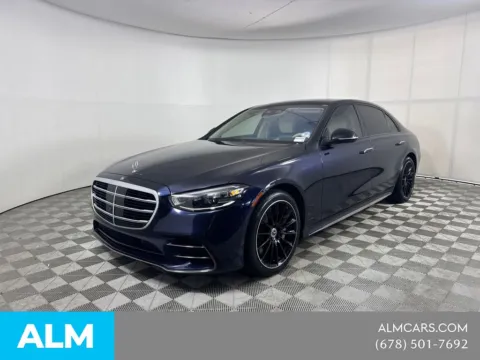Blue 2023 Mercedes-Benz S-Class S 500 for sale in Morrow, GA