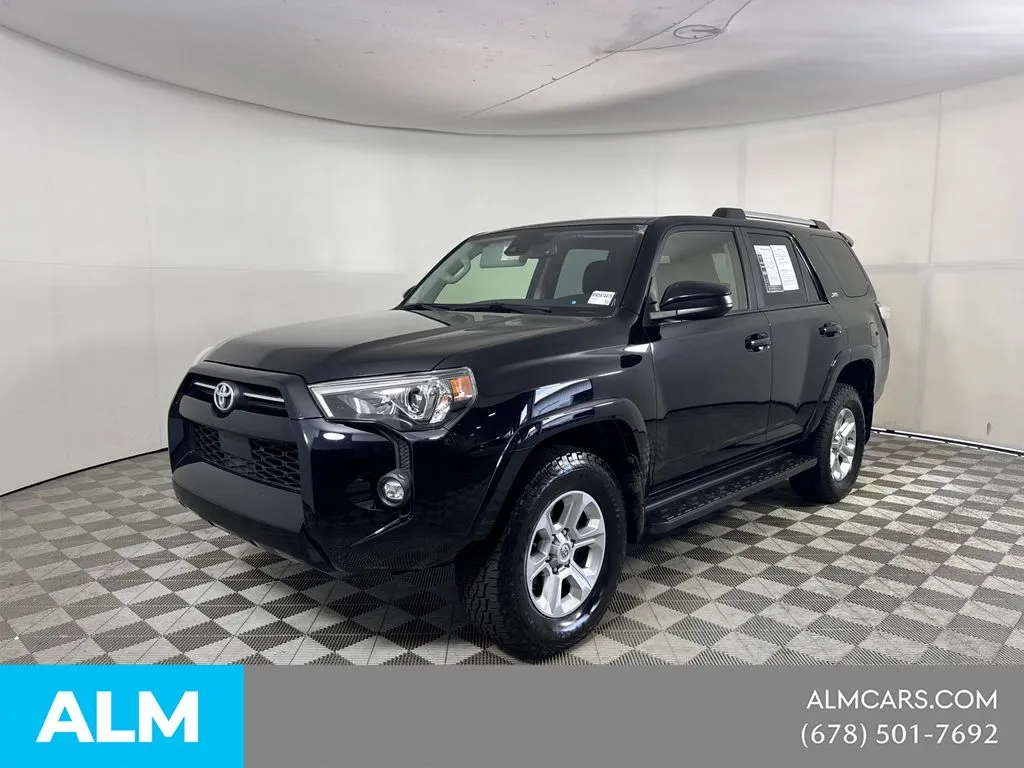 Black 2021 Toyota 4Runner SR5 for sale in Morrow, GA