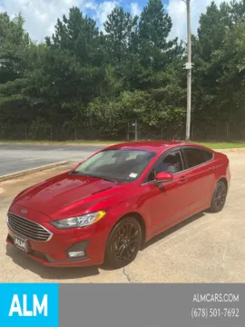 Red 2020 Ford Fusion SE for sale in Morrow, GA