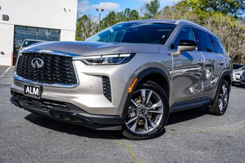 Silver 2024 INFINITI QX60 LUXE for sale in Morrow, GA