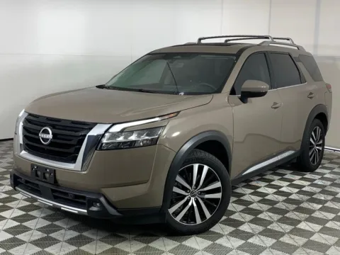Photos of 2023 Nissan Pathfinder Platinum for sale in Morrow, GA at ALM Mazda South