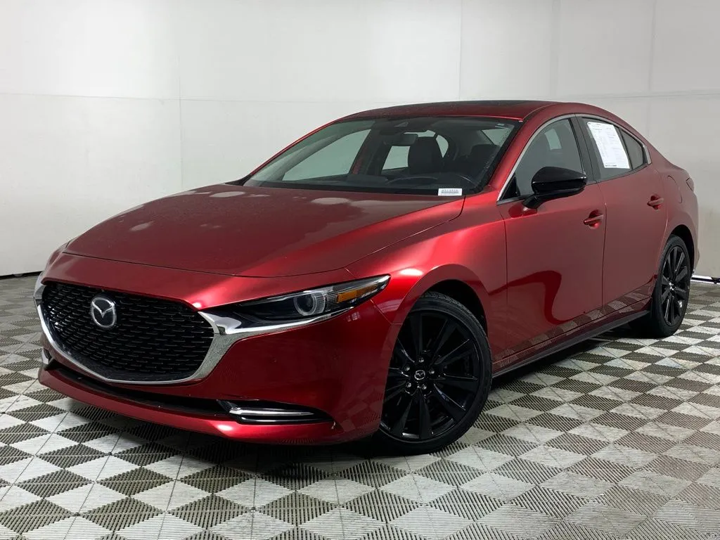 Red 2021 Mazda Mazda3 Premium Plus for sale in Morrow, GA