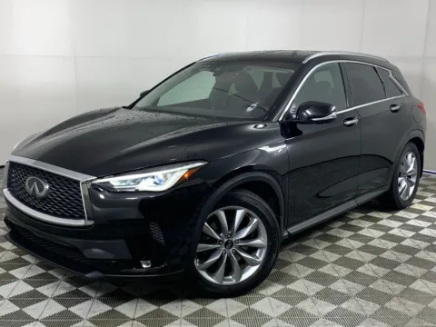 Black 2021 INFINITI QX50 LUXE for sale in Morrow, GA
