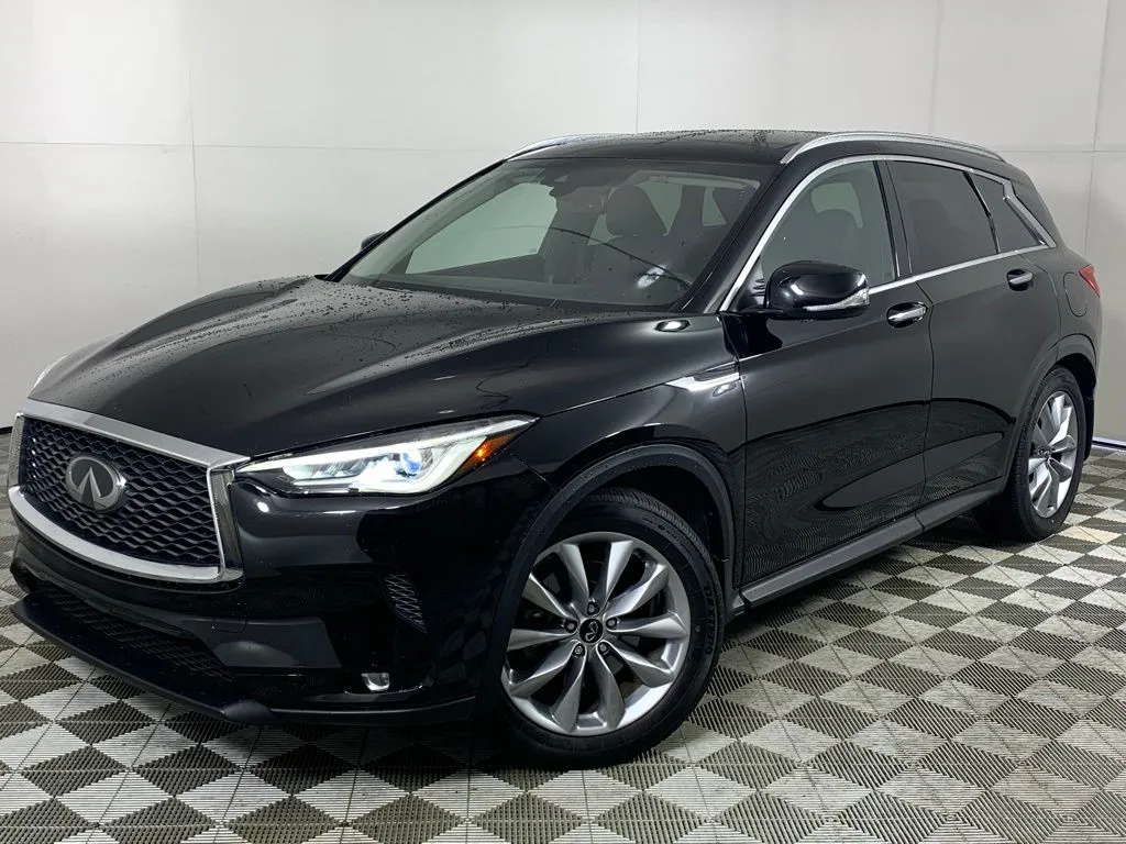 Black 2021 INFINITI QX50 LUXE for sale in Morrow, GA
