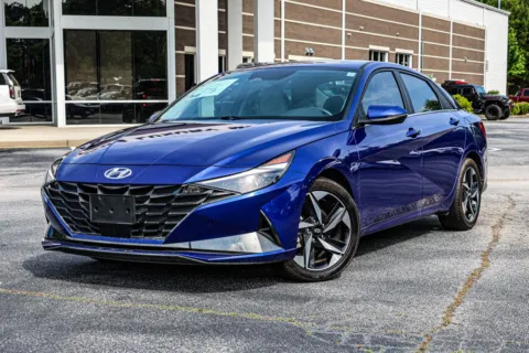 Blue 2023 Hyundai Elantra Limited for sale in Morrow, GA