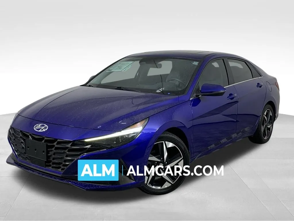 Blue 2023 Hyundai Elantra Limited for sale in Morrow, GA