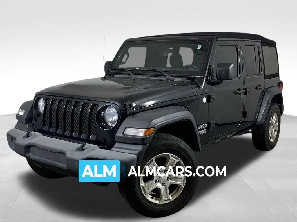 Black 2021 Jeep Wrangler Unlimited Sport S for sale in Morrow, GA