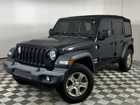 Black 2021 Jeep Wrangler Unlimited Sport S for sale in Morrow, GA