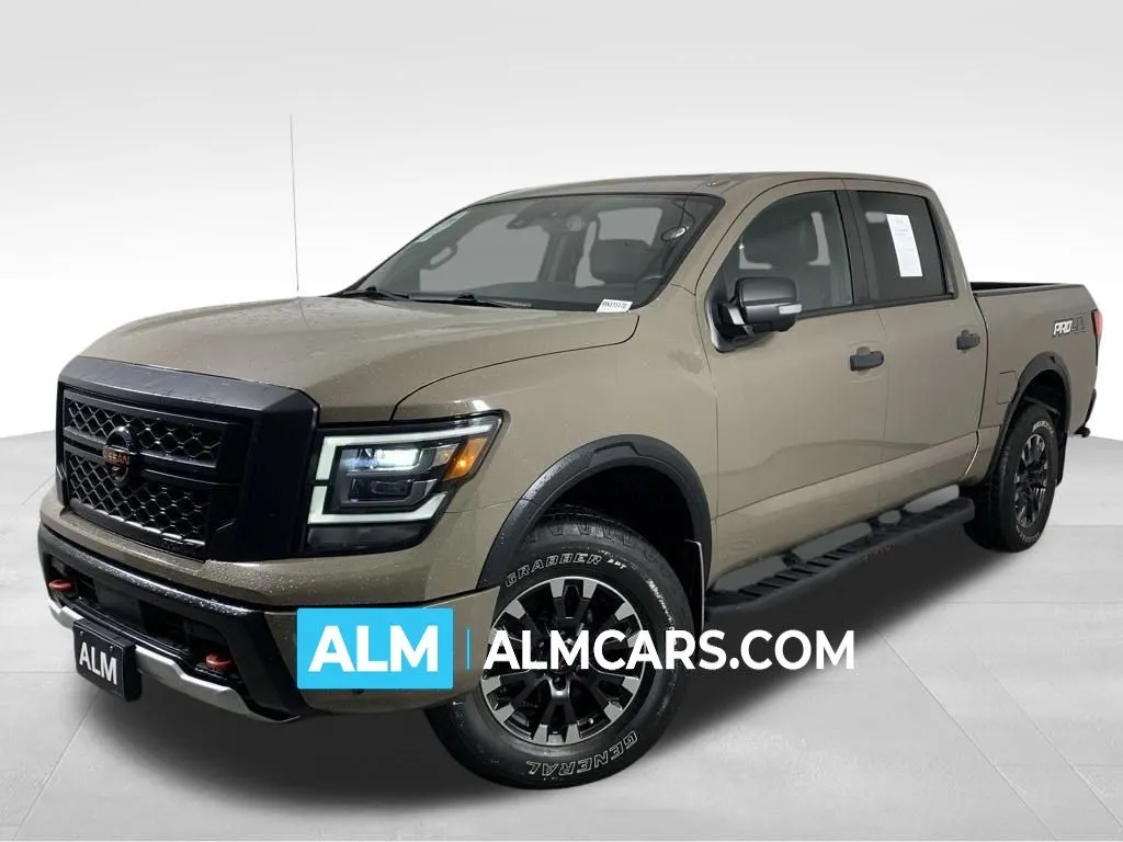 Beige 2021 Nissan Titan PRO-4X for sale in Morrow, GA