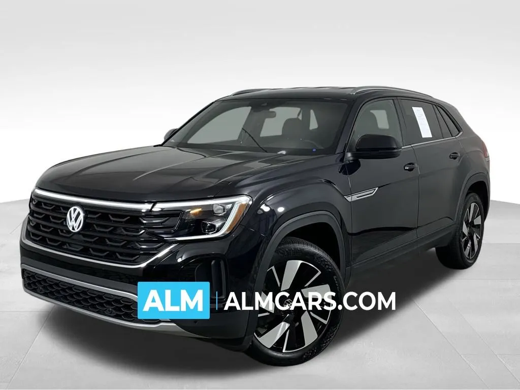 Black 2025 Volkswagen Atlas Cross Sport 2.0T SE w/Technology for sale in Morrow, GA