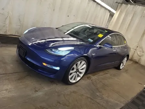 Blue 2018 Tesla Model 3 Long Range Sedan 4D for sale in Portage, IN