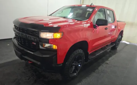 Red 2020 Chevrolet Silverado 1500 Crew Cab Custom Trail Boss Pickup 4D 5 3/4 ft for sale in Portage, IN