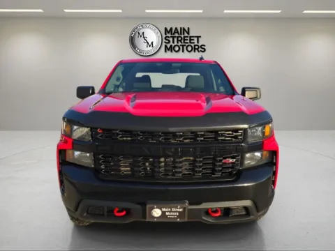 Red 2020 Chevrolet Silverado 1500 Crew Cab Custom Trail Boss Pickup 4D 5 3/4 ft for sale in Portage, IN