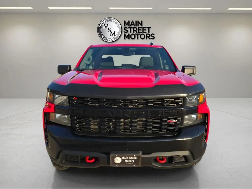 Red 2020 Chevrolet Silverado 1500 Crew Cab Custom Trail Boss Pickup 4D 5 3/4 ft for sale in Portage, IN