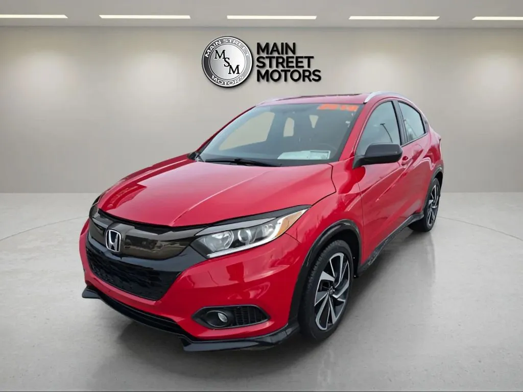 Red 2019 Honda HR-V Sport SUV 4D for sale in Portage, IN