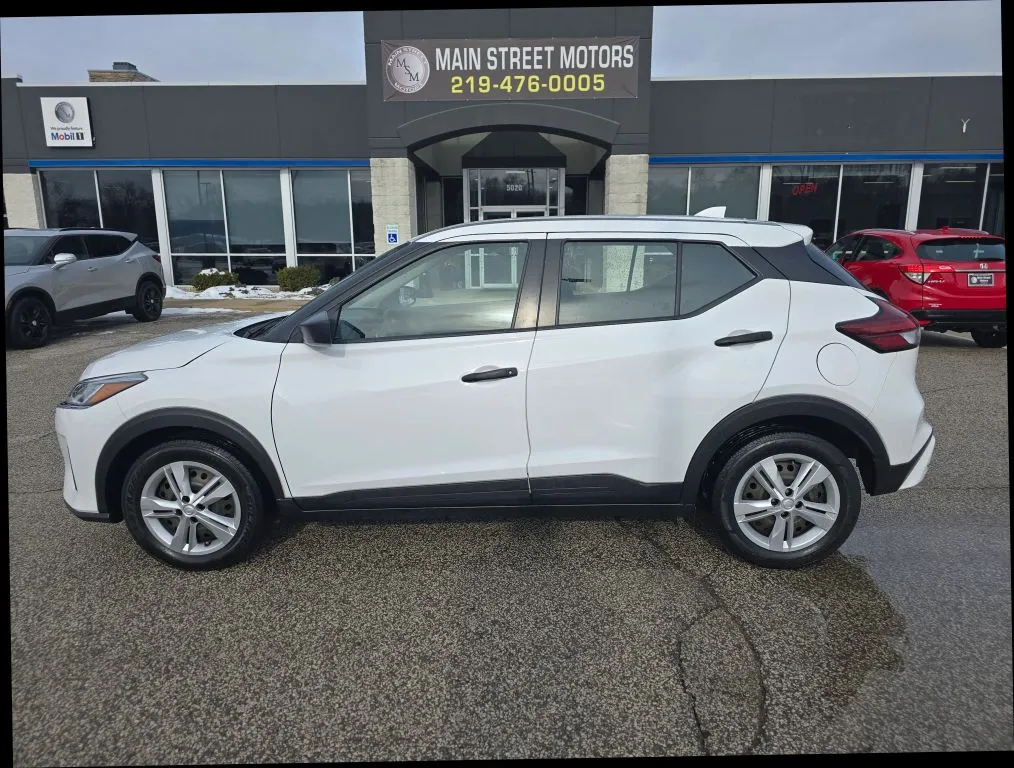 White 2024 Nissan Kicks S Sport Utility 4D for sale in Portage, IN
