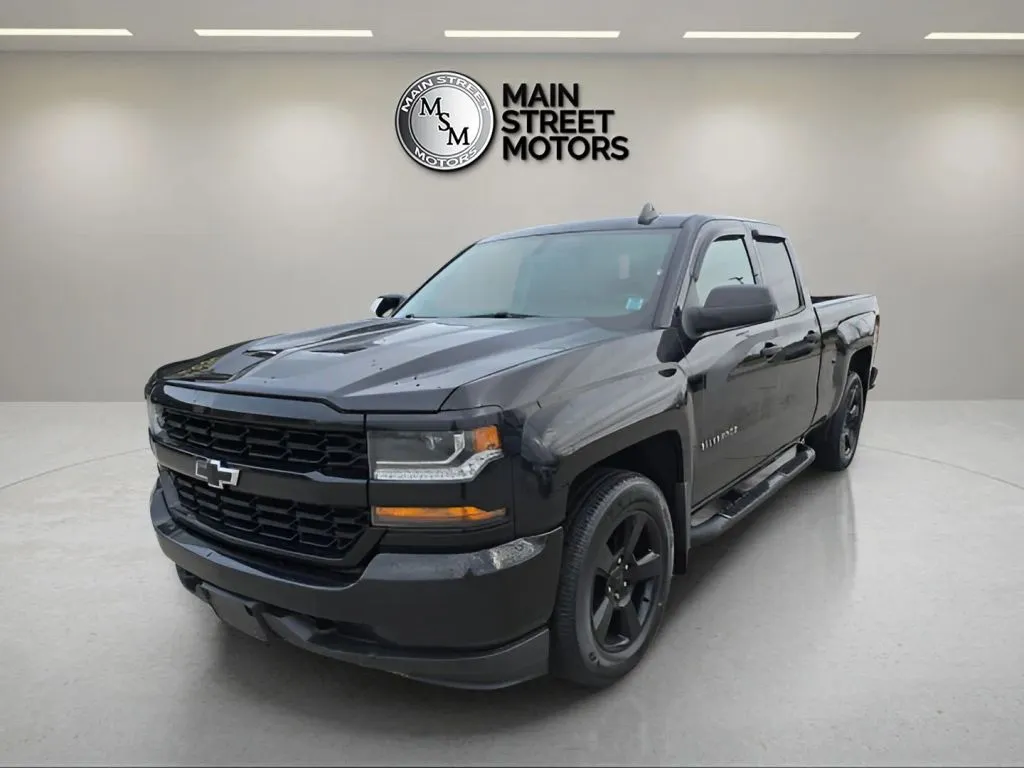 2018 Chevrolet Silverado 1500 Double Cab Custom Pickup 4D 6 1/2 ft for sale in Portage, IN