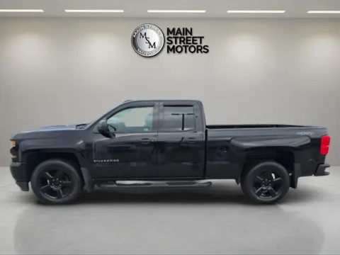 Photos of 2018 Chevrolet Silverado 1500 Double Cab Custom Pickup 4D 6 1/2 ft for sale in Portage, IN at Main Street Motors