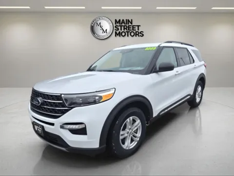 White 2023 Ford Explorer XLT Sport Utility 4D for sale in Portage, IN