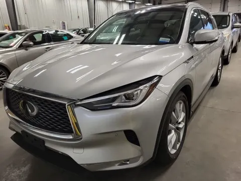 Silver 2019 INFINITI QX50 Essential Sport Utility 4D for sale in Portage, IN