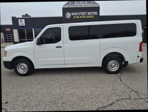 White 2016 Nissan NV3500 HD Passenger S Van 3D for sale in Portage, IN