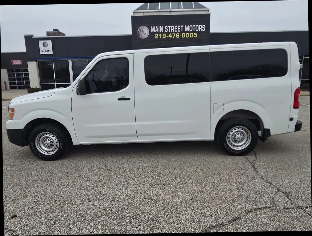 White 2016 Nissan NV3500 HD Passenger S Van 3D for sale in Portage, IN