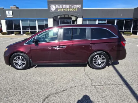 Red 2013 Honda Odyssey EX-L Minivan 4D for sale in Portage, IN