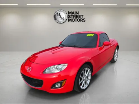 Red 2011 MAZDA MX-5 Miata Grand Touring Convertible 2D for sale in Portage, IN