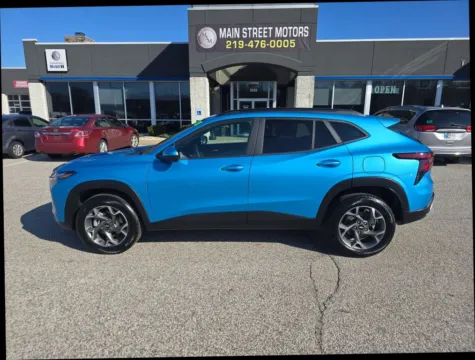 Blue 2025 Chevrolet Trax LT Sport Utility 4D for sale in Portage, IN