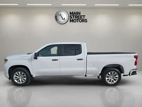 Photos of 2023 Chevrolet Silverado 1500 Crew Cab Custom Pickup 4D 6 1/2 ft for sale in Portage, IN at Main Street Motors