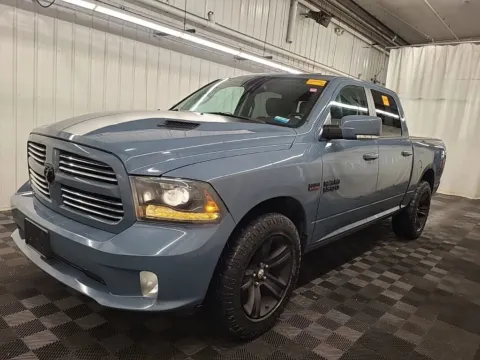 Blue 2015 Ram 1500 Crew Cab Sport Pickup 4D 5 1/2 ft for sale in Portage, IN