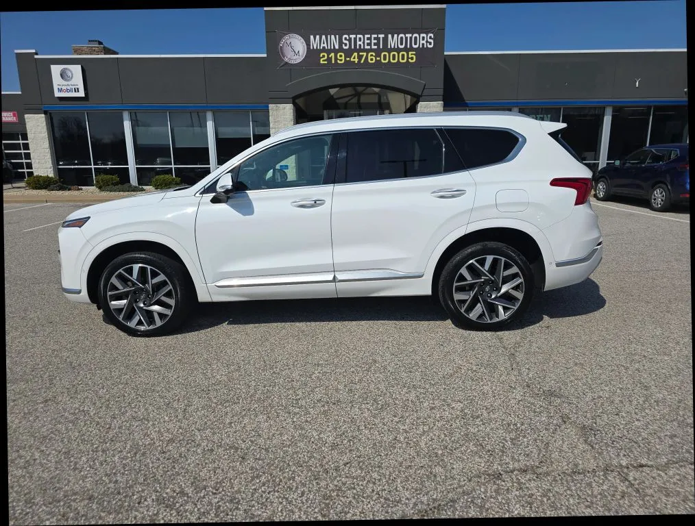 White 2023 Hyundai Santa Fe Calligraphy Sport Utility 4D for sale in Portage, IN