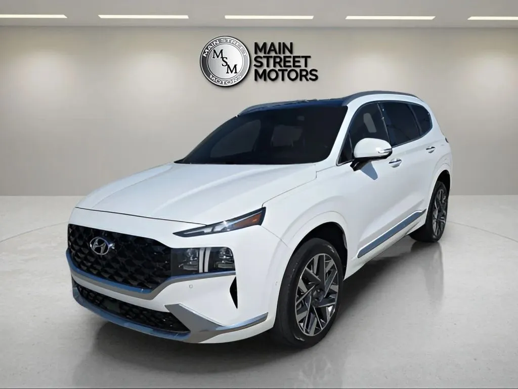 White 2023 Hyundai Santa Fe Calligraphy Sport Utility 4D for sale in Portage, IN