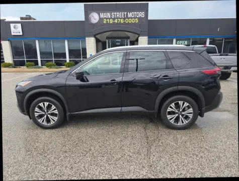 Black 2021 Nissan Rogue SV Sport Utility 4D for sale in Portage, IN
