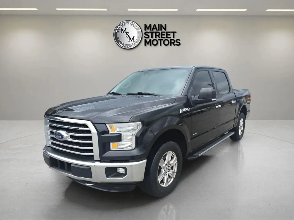 Black 2016 Ford F-150 SuperCrew Cab XLT Pickup 4D 5 1/2 ft for sale in Portage, IN