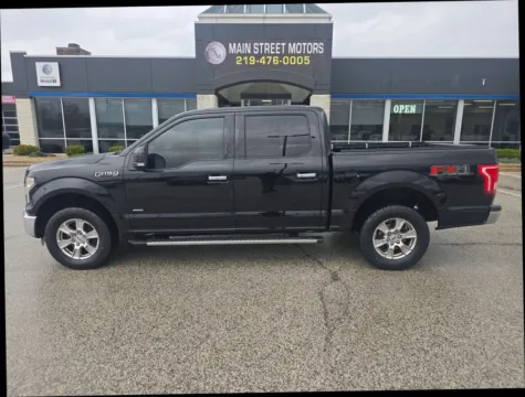 Black 2016 Ford F-150 SuperCrew Cab XLT Pickup 4D 5 1/2 ft for sale in Portage, IN