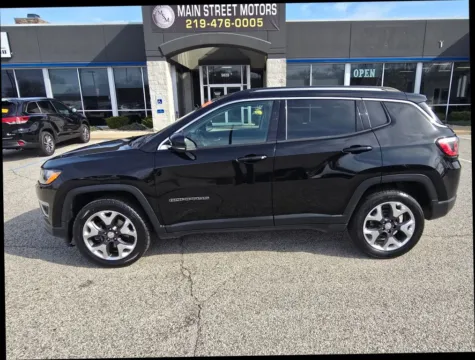 Black 2020 Jeep Compass Limited Sport Utility 4D for sale in Portage, IN