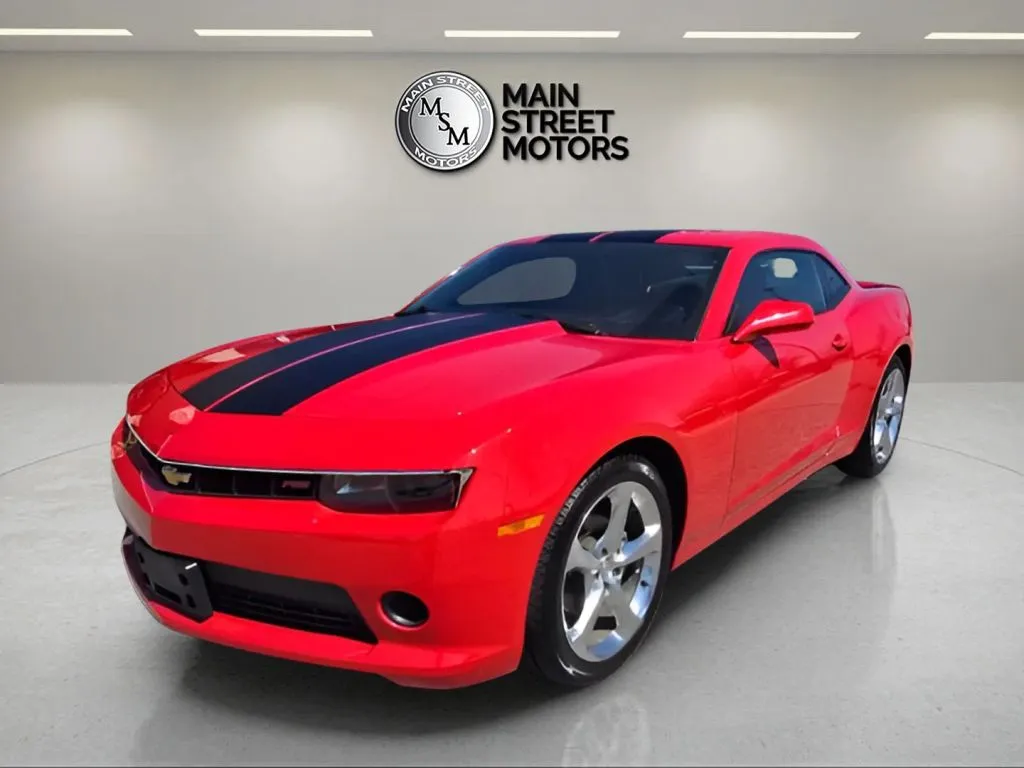Red 2015 Chevrolet Camaro LT Coupe 2D for sale in Portage, IN