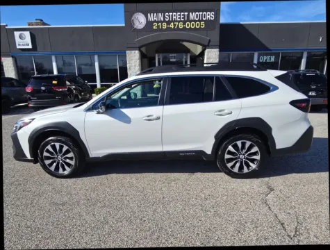 White 2023 Subaru Outback Limited Wagon 4D for sale in Portage, IN