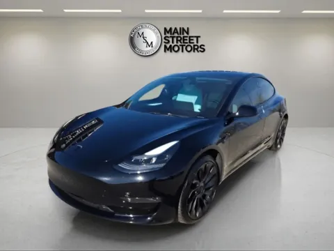 Black 2023 Tesla Model 3 Performance Sedan 4D for sale in Portage, IN