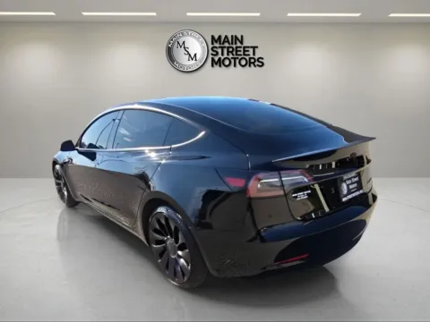 Another view of 2023 Tesla Model 3 Performance Sedan 4D for sale in Portage, IN at Main Street Motors
