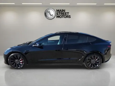 Photos of 2023 Tesla Model 3 Performance Sedan 4D for sale in Portage, IN at Main Street Motors