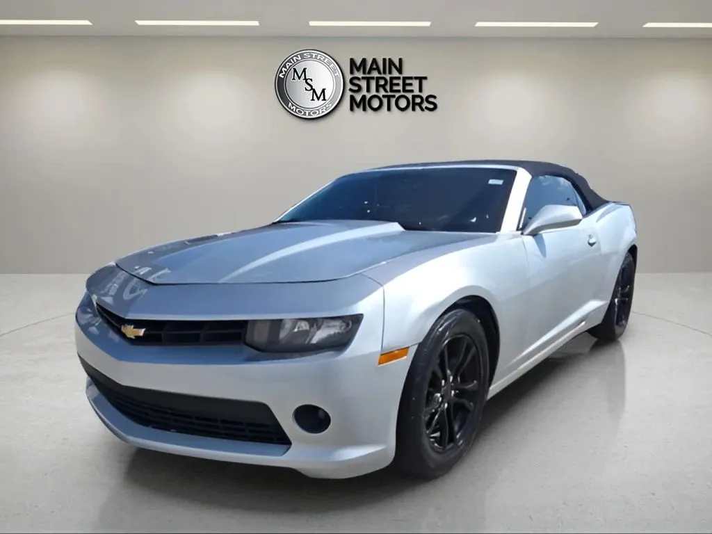 Silver 2015 Chevrolet Camaro LT Convertible 2D for sale in Portage, IN