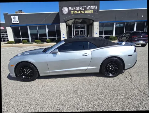 Silver 2015 Chevrolet Camaro LT Convertible 2D for sale in Portage, IN