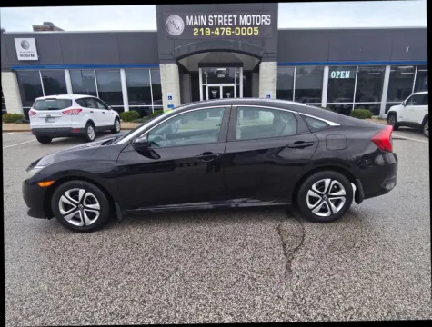 Black 2016 Honda Civic LX Sedan 4D for sale in Portage, IN
