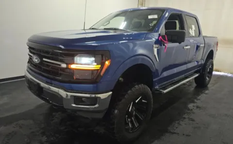 Blue 2024 Ford F-150 SuperCrew Cab XLT Pickup 4D 5 1/2 ft for sale in Portage, IN