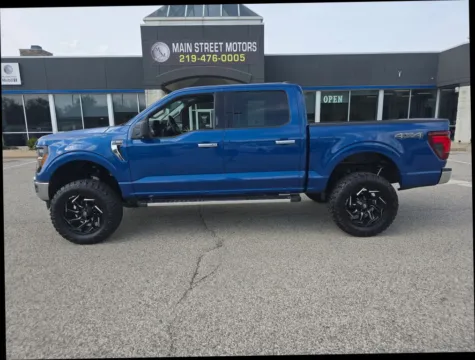 Blue 2024 Ford F-150 SuperCrew Cab XLT Pickup 4D 5 1/2 ft for sale in Portage, IN