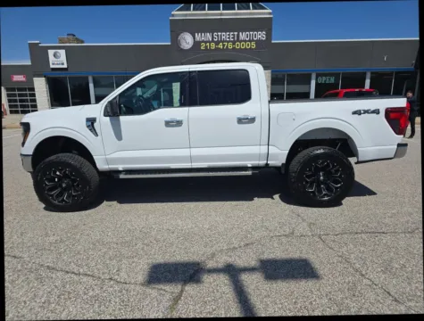White 2024 Ford F-150 SuperCrew Cab XLT Pickup 4D 5 1/2 ft for sale in Portage, IN