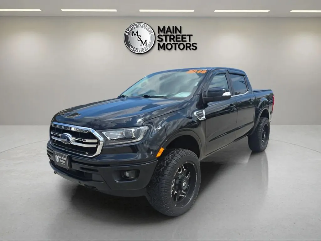 Black 2019 Ford Ranger SuperCrew Lariat Pickup 4D 5 ft for sale in Portage, IN