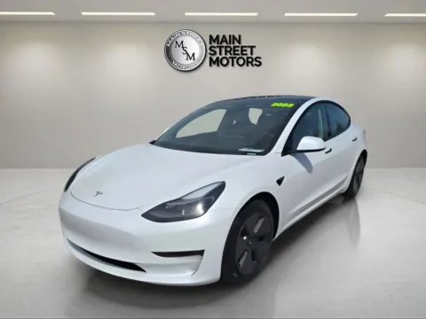 White 2023 Tesla Model 3 Standard Sedan 4D for sale in Portage, IN